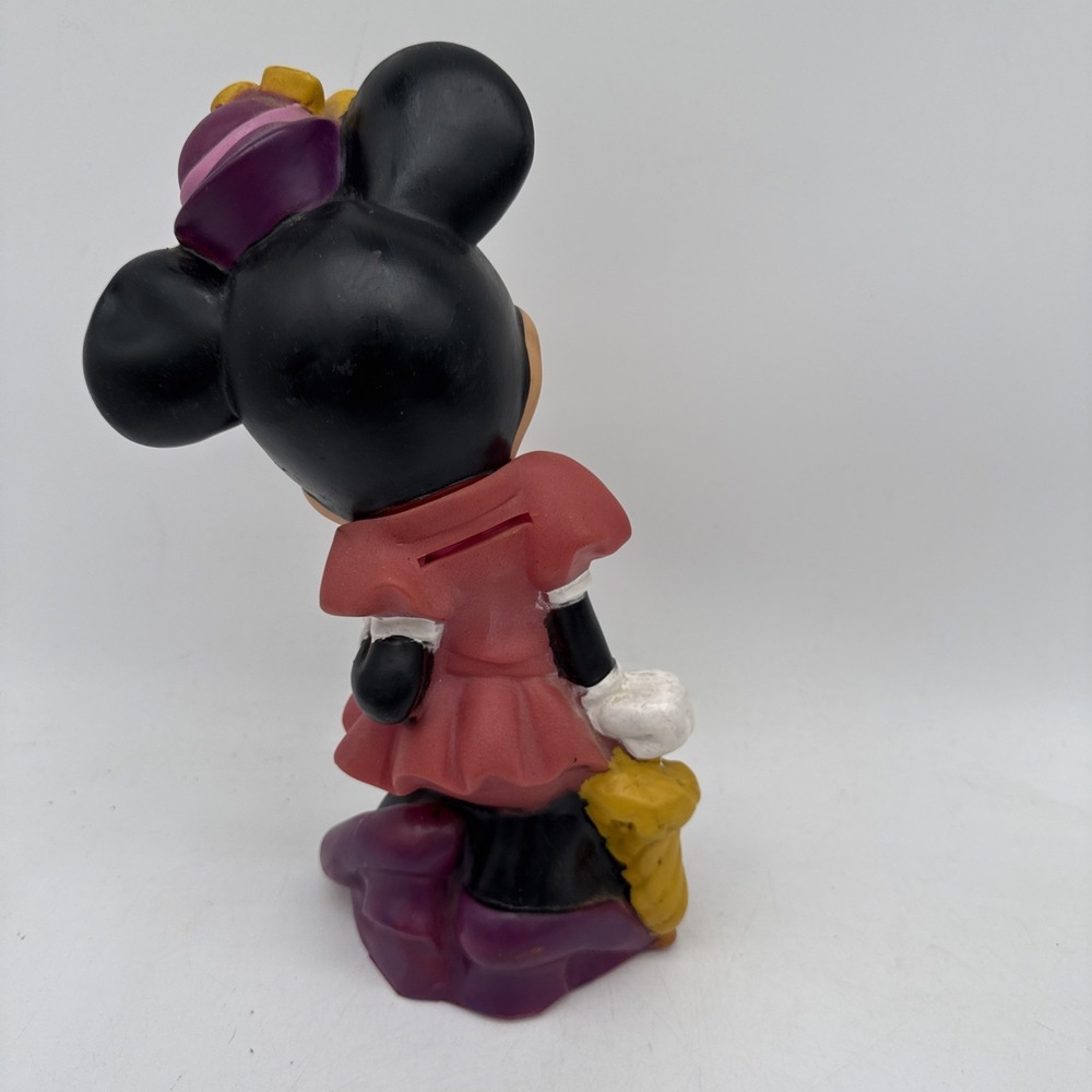 Vintage Minnie Mouse Coin Bank ILLCO Toys 11" Tall - Picture 5 of 9